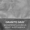 Furhaven Waterproof Throw Blanket for Dogs & Indoor Cats, Washable – Two-Tone Luxe Velvet Dog Blanket – Celadon Green, Medium(Granite Gray)