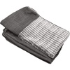 FurHaven Dog Bed Cover Replacement, Sofa-Style Design with Soft, Breathable Fabric for Cozy Comfort, Machine Washable, Jumbo Plus XXL, Plush & Velvet Waves, Brownstone(Charcoal)