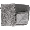 FurHaven Dog Bed Cover Replacement, Sofa-Style Design with Soft, Breathable Fabric for Cozy Comfort, Machine Washable, Jumbo Plus XXL, Plush & Velvet Waves, Brownstone(Blanket Top – Berber & Suede (Gray))