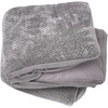 FurHaven Dog Bed Cover Replacement, Sofa-Style Design with Soft, Breathable Fabric for Cozy Comfort, Machine Washable, Jumbo Plus XXL, Plush & Velvet Waves, Brownstone(Pillow Top – Minky Plush & Suede (Titanium Gray))