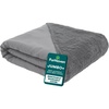 FurHaven Replacement Dog Bed Cover, Sofa-Style Design with Ultra-Plush Sleep Surface for Protecting Pet Mattresses, Zippered & Machine Washable, Jumbo Plus XXL, Plush & Suede, Gray