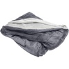 FurHaven Replacement Dog Bed Cover for Sherpa & Suede Snuggery, Fits Cool Gel-Top Foam Beds & Solid Orthopedic Foam Beds, Machine Washable, Jumbo XL (44 inch), Gray(Microvelvet Silver)