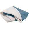 FurHaven Replacement Dog Bed Cover for Sherpa & Suede Snuggery, Fits Cool Gel-Top Foam Beds & Solid Orthopedic Foam Beds, Machine Washable, Jumbo XL (44 inch), Gray(Faux Lambswool & Suede Blue)