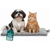 FurHaven ThermaNAP Faux Fur Self-Warming Mat, Brown Leopard, Large(회색.)