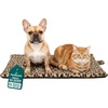FurHaven ThermaNAP Faux Fur Self-Warming Mat, Brown Leopard, Large(Leopard)