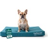 FurHaven Water-Resistant Orthopedic Dog Bed for Large Dogs, Oxford Polycanvas Mattress with Orthopedic Solid Slab Foam for Joint Support, Removable Washable Cover, Jumbo XL, Stone Gray(Deep Lagoon)