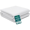 Furhaven Dog Bed Liner Water-Resistant Foam Mattress Protector Cover – White, Jumbo Plus