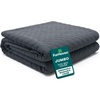 Furhaven Replacement Dog Bed Cover Quilted Sofa-Style, Machine Washable – Iron Gray, Jumbo (X-Large)(Iron Gray)