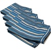 Water-Resistant Striped Print (Blue)