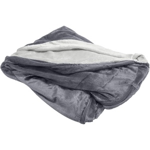 FurHaven Replacement Dog Bed Cover for Sherpa & Suede Snuggery, Fits Cool Gel-Top Foam Beds & Solid Orthopedic Foam Beds, Machine Washable, Jumbo XL (44 inch), Gray(Microvelvet Silver)