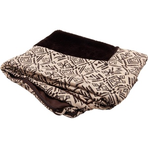 Furhaven Replacement Dog Bed Cover Plush & Southwest Kilim Décor Sofa-Style, Machine Washable – Desert Brown, Large