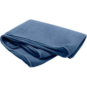 Furhaven Replacement Dog Bed Cover Ultra Plush Faux Fur & Suede Contour Luxe Lounger, Machine Washable – Chocolate, Large(Microvelvet (Stellar Blue))