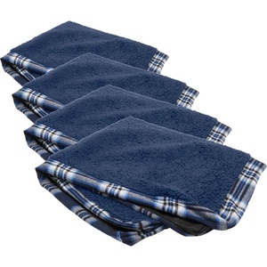 Furhaven Replacement Dog Bed Cover Water-Resistant Indoor/Outdoor Logo Print Oxford Polycanvas Mattress, Washable – Deep Lagoon, Jumbo (X-Large)(שרפה ופלנל משובץ (כחול חצות))