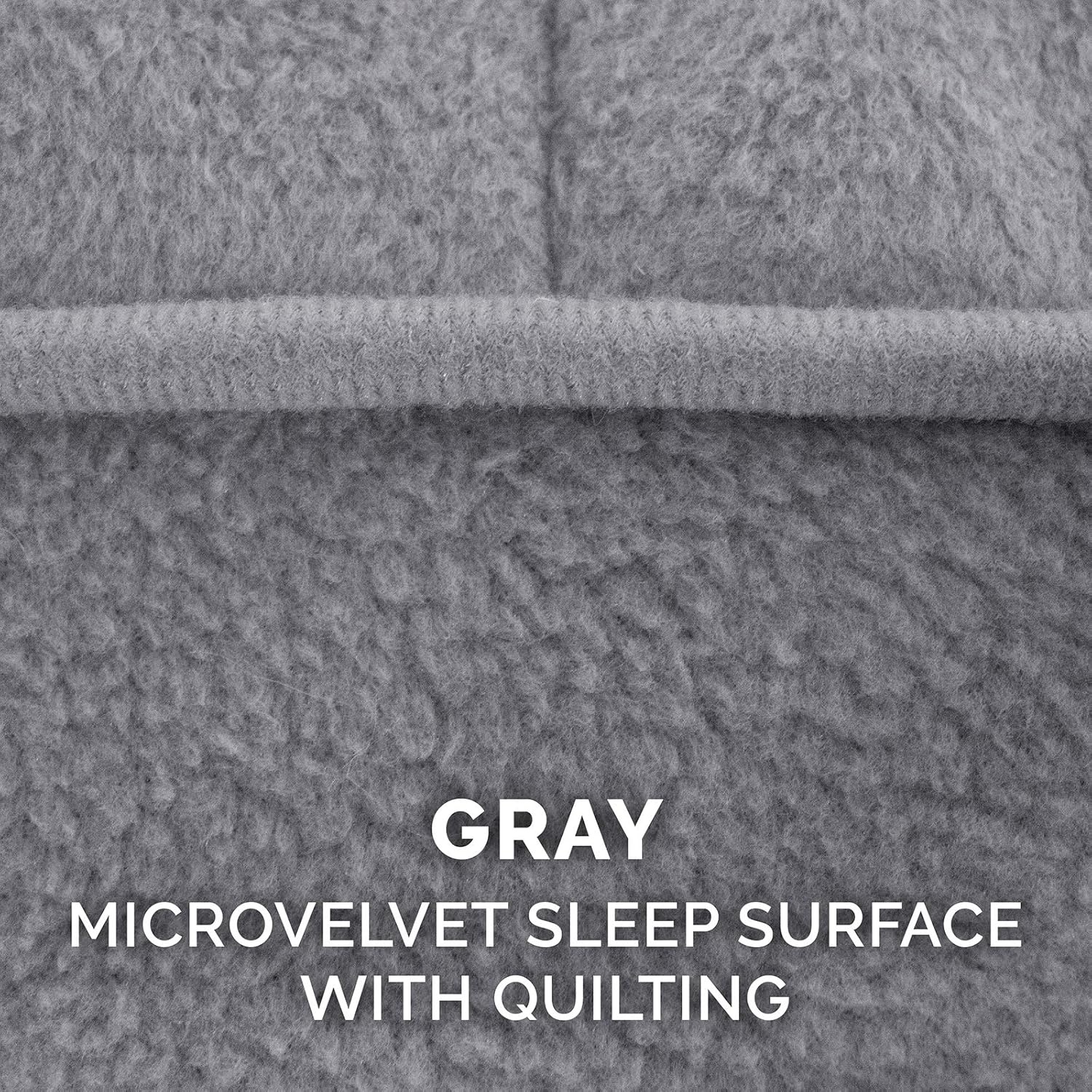 image:imageFurhaven Cozy Orthopedic Dog Bed for Large Dogs w Removable Bolsters amp Washable Cover For Dogs Up to 95 lbs Plush amp Diamond Print Nest Top Sofa Gray JumboXLGray