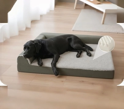 FURHAVEN Large Breed Dog Bed and Puppy Essentials